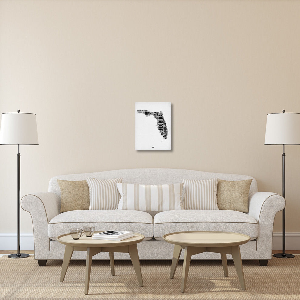 "Florida Word Cloud 2" Fine Art Print