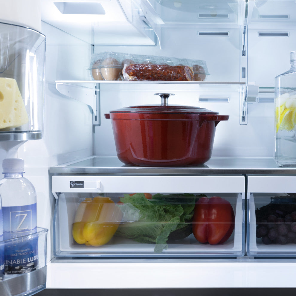 ZLINE Stainless Refrigerator With Water RFMZ-W-36-FCB