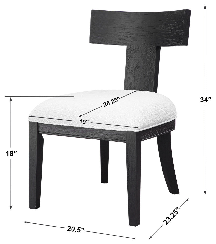 Uttermost Idris Armless Chair