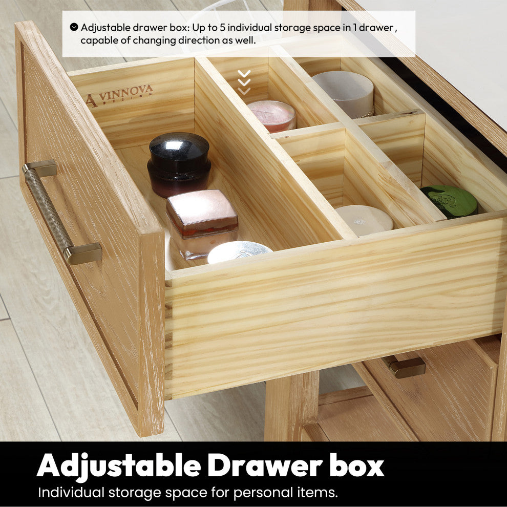 Vera Bath Vanity with Stone Top, Washed Ash Grey, 36", Single Vanity, No Mirror