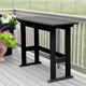 Highwood Lehigh Counter Height Balcony Table, Black