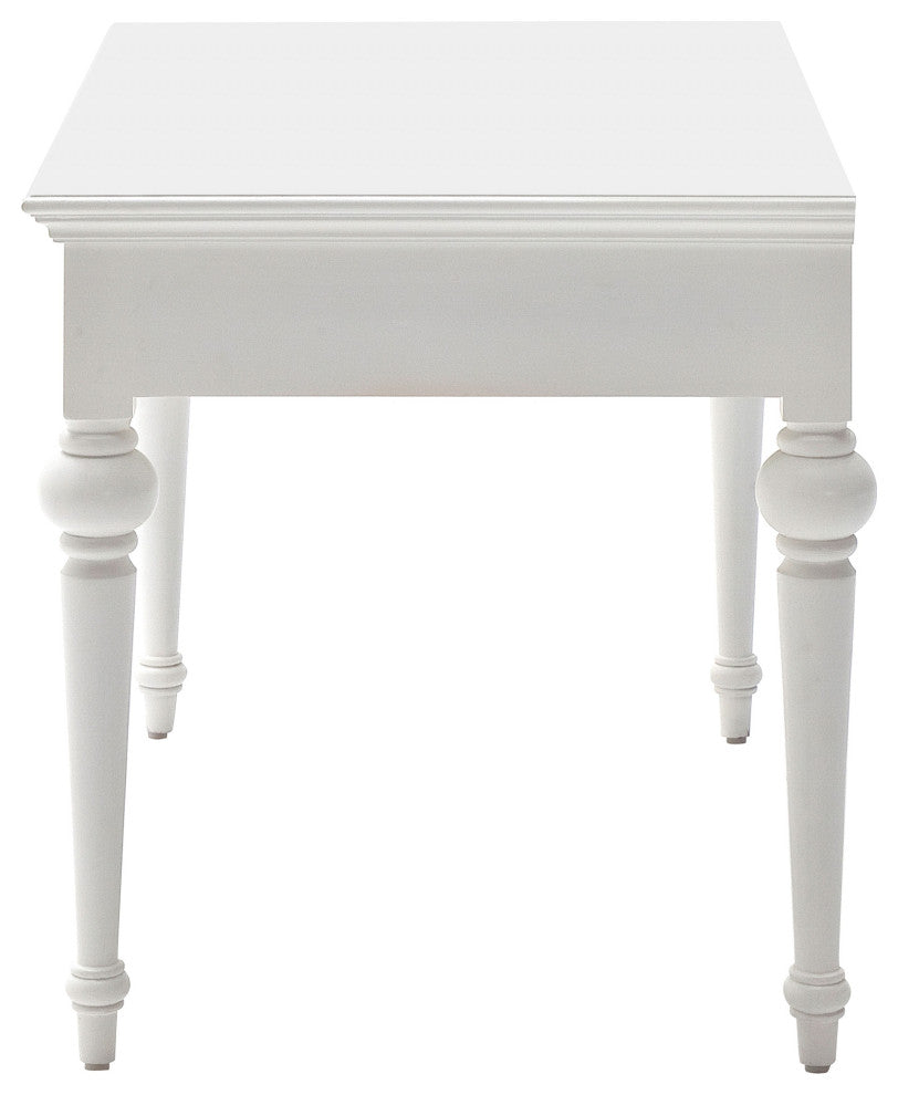 Antiqued White Provencial Writing or Computer Desk