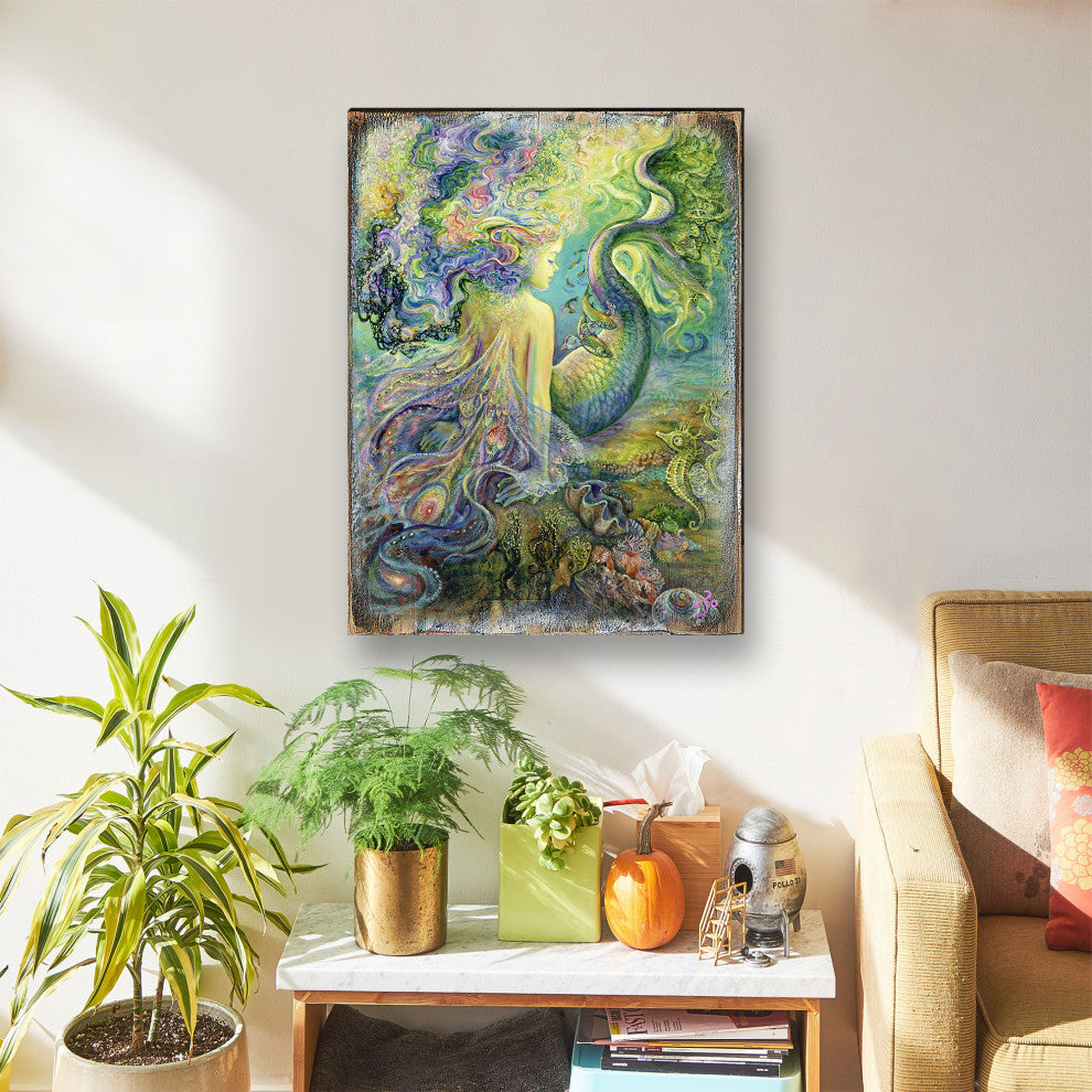 Mer Fairy Wall and Table Top Wooden Decor, 48x36