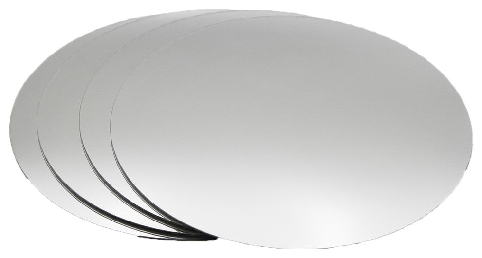 Big Decorative Wall Self Adhesive Shaped Mirrors - Set of 4