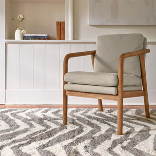 Dash & Albert Farah Grey Hand Knotted Wool Rug, Grey, 10' x 14'