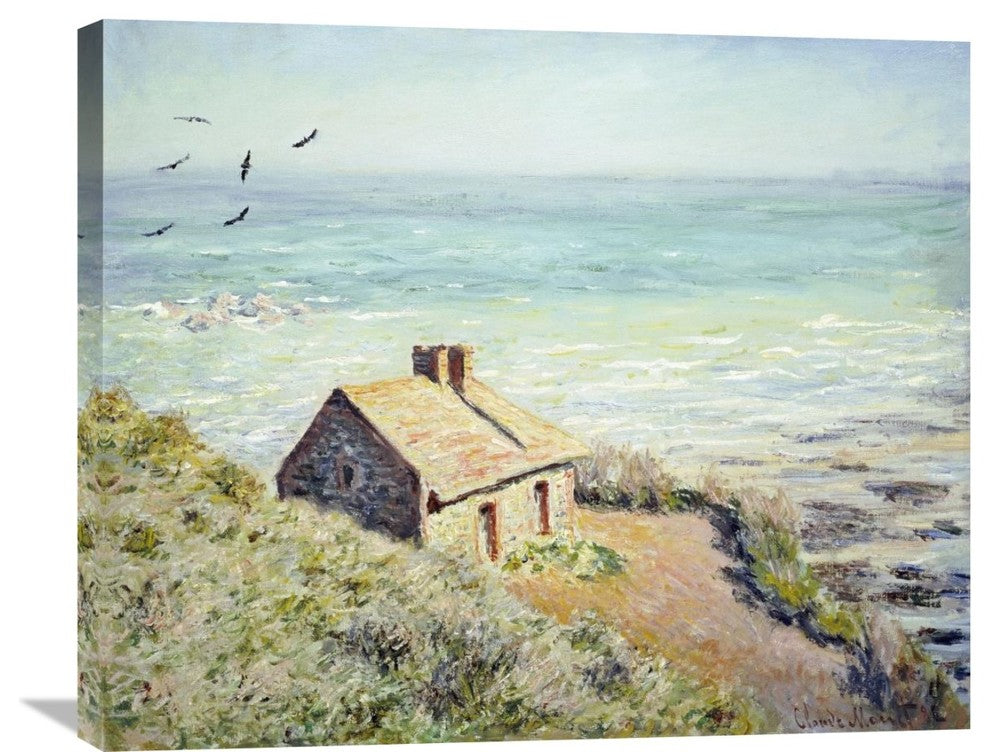 "The Customs Hut, Morning" Artwork, 30" x 24"