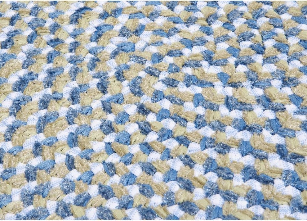 Colonial Mills Confetti TI59 Blue Kids/Teen Area Rug, Round 12'x12'