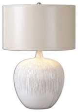 Georgios Textured Ceramic Lamp By Designer Jim Parsons