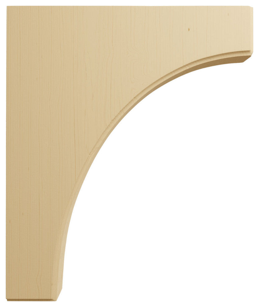 1 3/4"W x 10"D x 12"H Clarksville Bracket, Alder