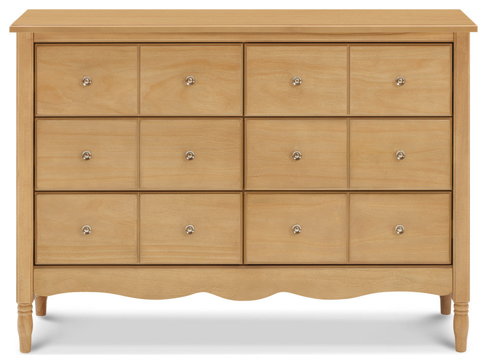 Liberty 6-Drawer Assembled Dresser, Honey