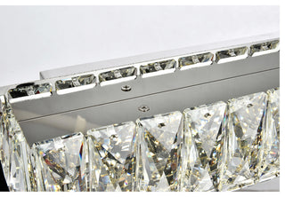 Monroe Integrated LED Chip Light Chrome Wall Sconce