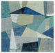 "Indigo Geo Metric" Digital Paper Print by Silvia Vassileva, 42"x42"