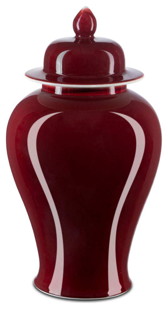 Oxblood Medium Temple Jar