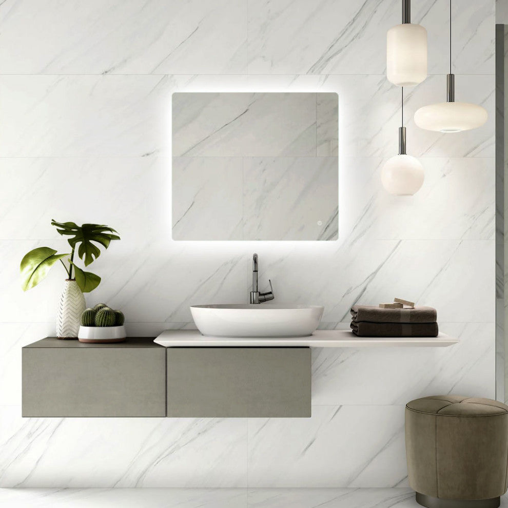 LINEA 36" Rectangular Mirror With LED Back Lighting