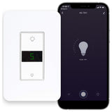 Smart Ligting LED Display Dimmer Switch WiFi Remote App Control, No Hub Required