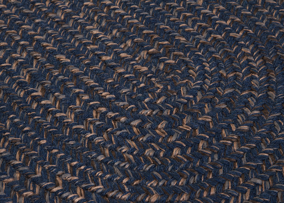 Hayward Rug, Navy, 14"x17" Swatch Sample
