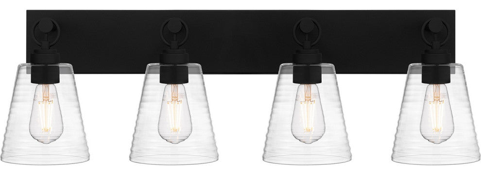 Dacosta 4-Light Bath, Earth Black