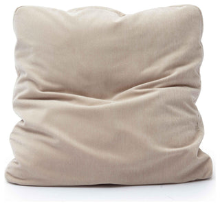 Tipsy Rose Floppy Pillow, Taupe, 20x20"