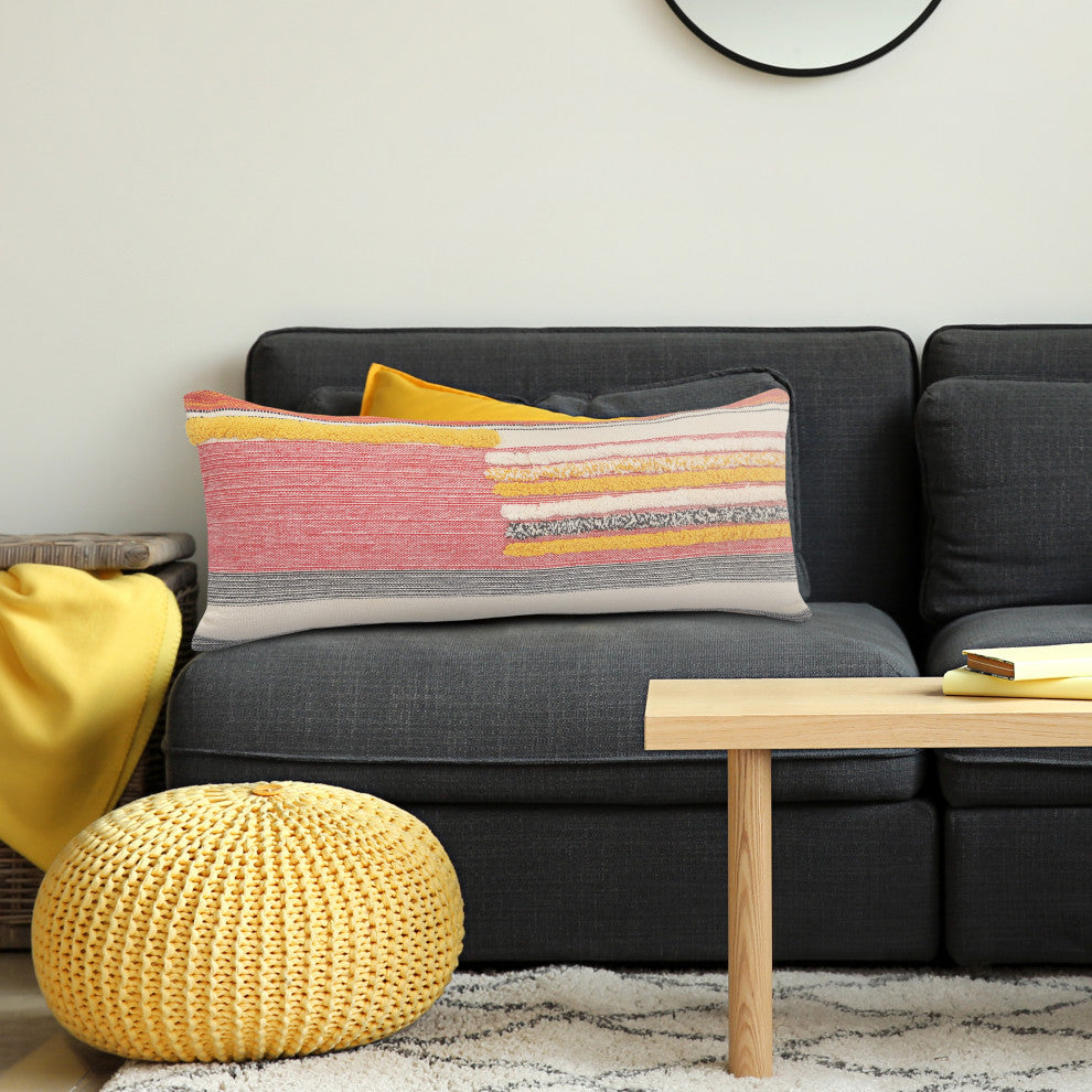 Multi-Lined Throw Pillow