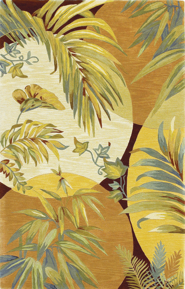 Sparta 3113 Coral, Ivory Breezes Rug, 7'6" Round