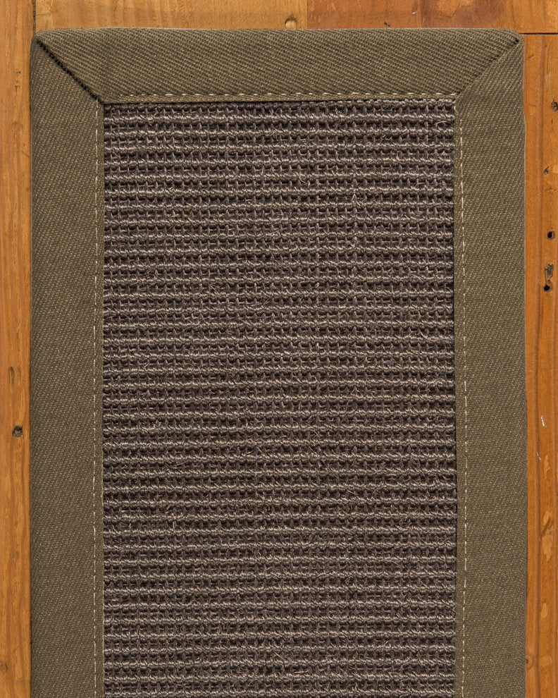 Big Sur Custom Sisal Stair Treads, Fossil, 9" X 29" Set of 13