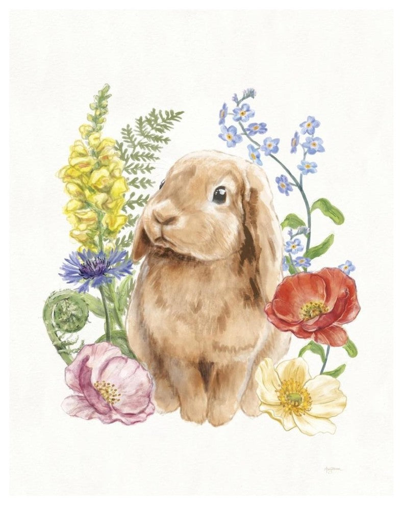 "Sunny Bunny I FB" Digital Paper Print by Mary Urban, 30"x37"
