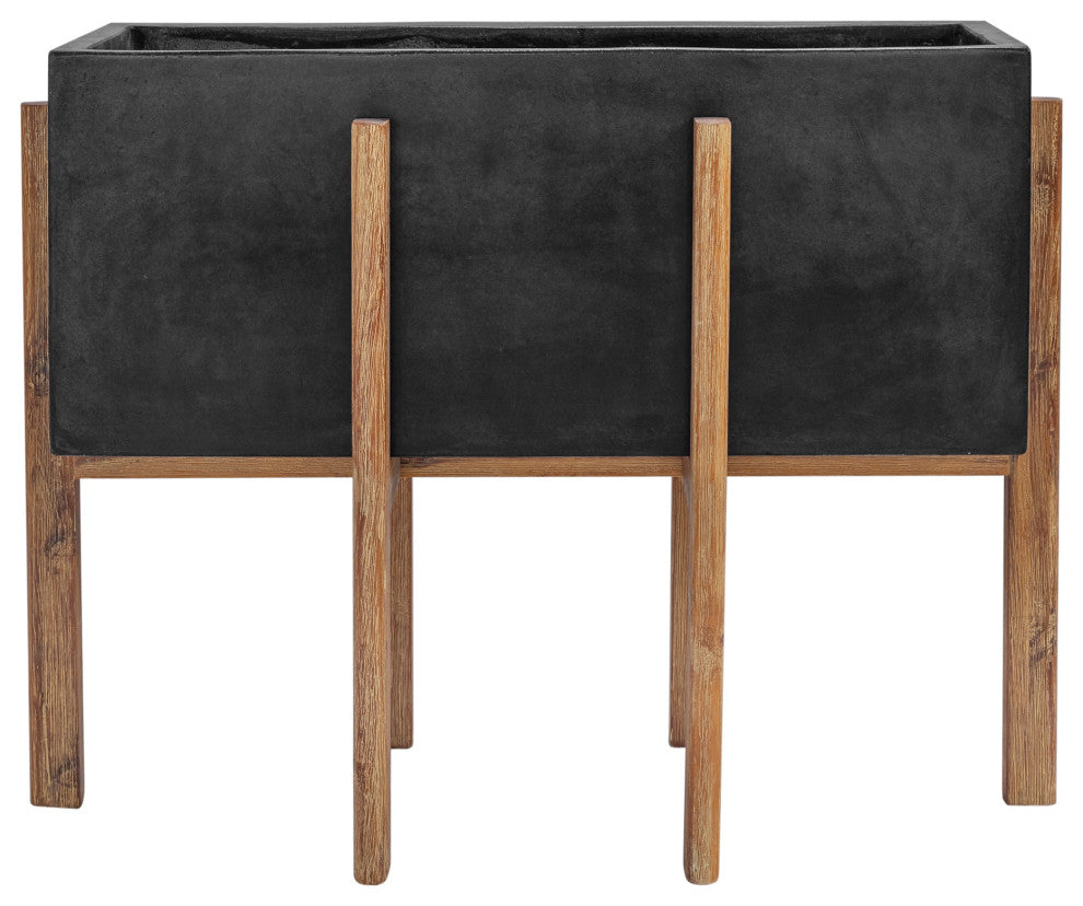 Contemporary Atlantic Rectangular Planter - Grey