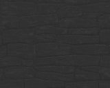 Faux Textured Wallpaper, Black, One Roll