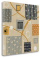"Graphic Tiles II" By Wild Apple Portfolio, Giclee Print on Gallery Wrap Canvas