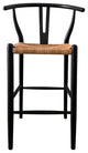 First of A Kind Ventana Barstool Black And Natural