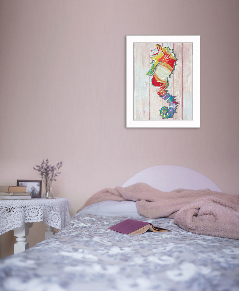 "Seahorse II" by Sear, Printed Framed Wall Art