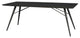 Piper Ebonized Wood Dining Table, HGSR718