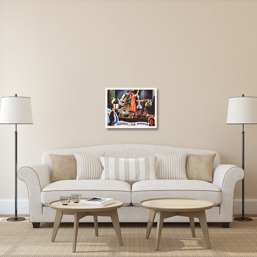 "Murders In The Rue Morgue" Canvas Giclee by Hollywood Photo Archive, 30"x24"