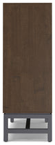Banting Solid Hardwood Entryway Storage Cabinet, Walnut Brown