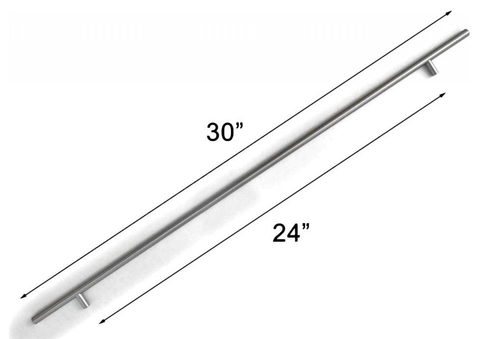 Celeste Bar Pull Cabinet Handle Brushed Nickel , Gold Champagne, 24"x30"