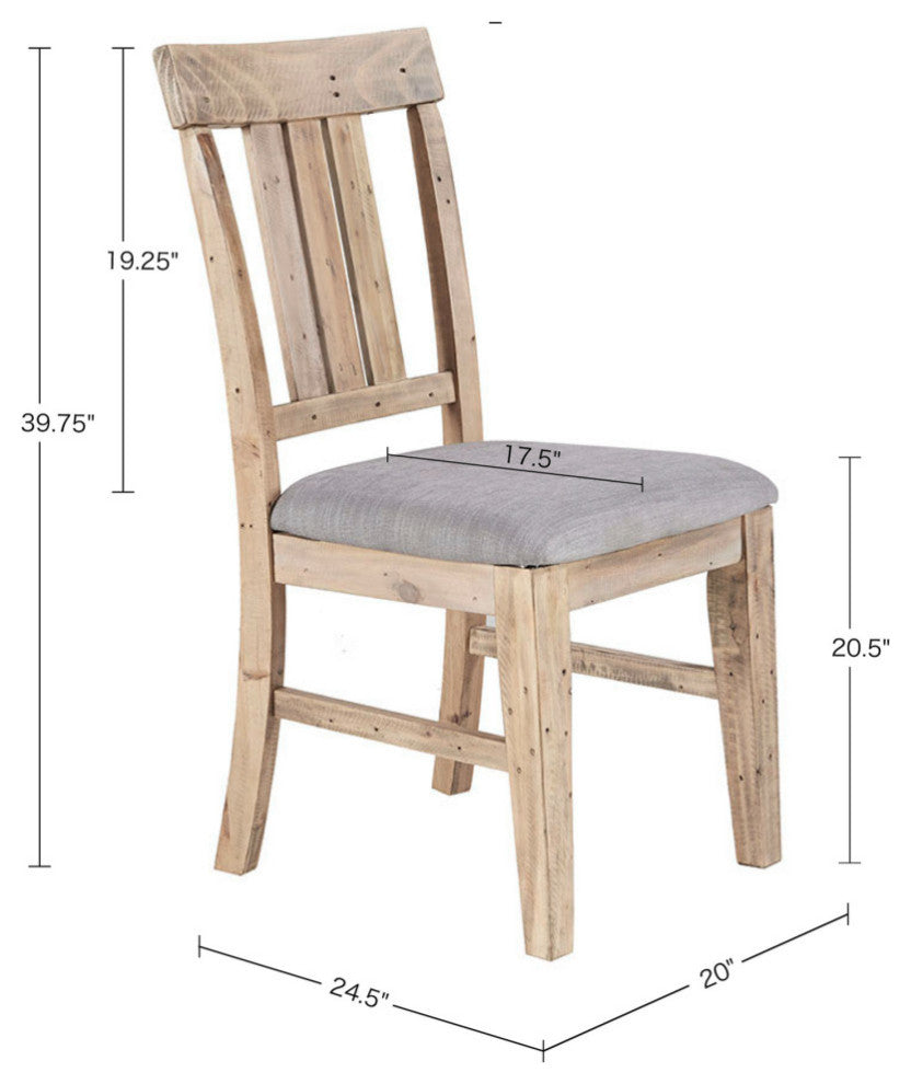 INK+IVY Sonoma Dining Bench, Natural, Natural, Dining Chairs
