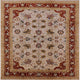 Ahgly Company Indoor Square Mid-Century Modern Area Rugs, 5' Square