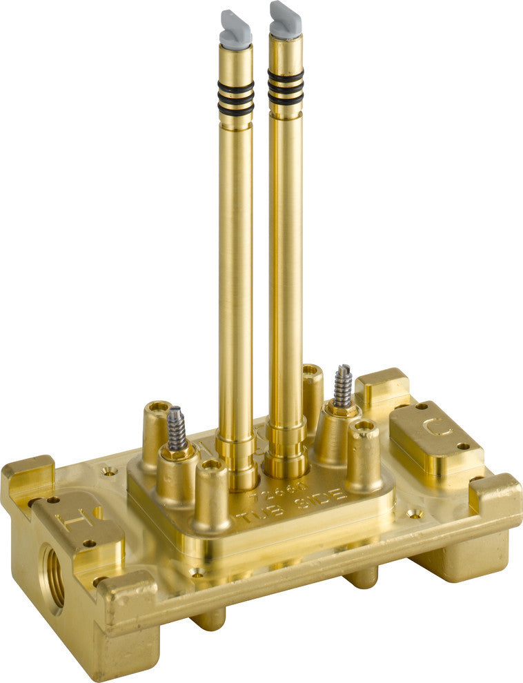 Delta 6 GPM Rough-In for Single Hole Freestanding Floor-Mounted Tub With Stops