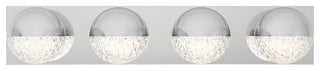 Artika Carat Vanity LED Integrated Light Fixture, Chrome