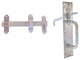 Heavy Suffolk Latches, Galvanized, 8.06"