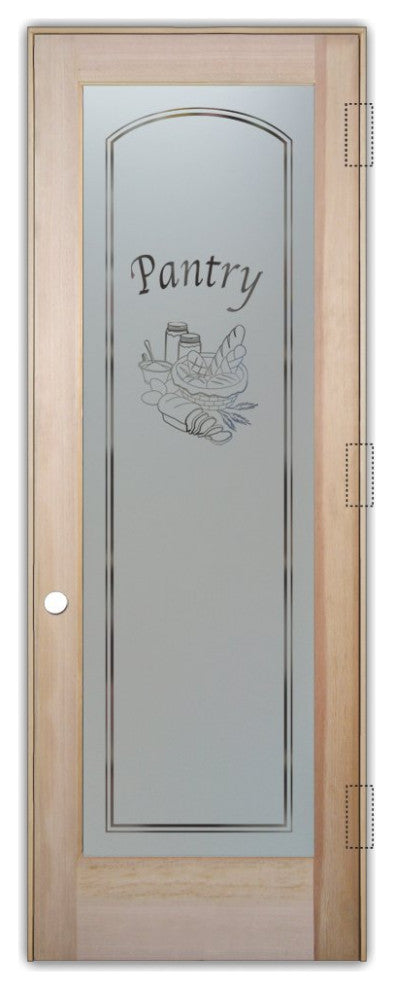 Pantry Door - Bread Basket - Douglas Fir (stain grade) - 28" x 96" - Knob on...