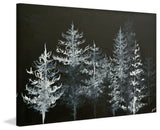 "Trees in Moonlight" Painting Print on Wrapped Canvas, 36x24