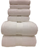 Plush 100% Cotton Towels, 6PC Bath Towel Set, White