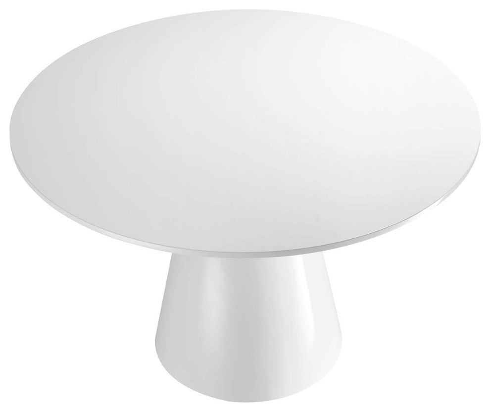 Provision 47" Round Dining Table, White