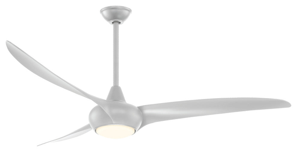MinkaAire Light Wave 65 Light Wave 65" 3 Blade Indoor LED Ceiling - Distressed