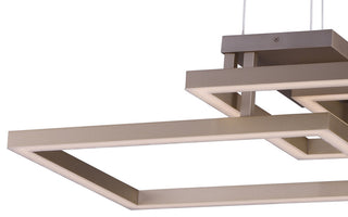 ET2 E21515 Traverse 3 Light 36"W LED Chandelier - Champagne