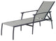 Amari Woven Chaise Lounge, Carbon, Mist Woven