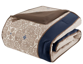 Madison Park Essentials Delaney 24-Piece Room-in-a-Bag Comforter Set