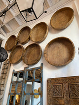 Consigned Jumbo Bamboo Grain Basket