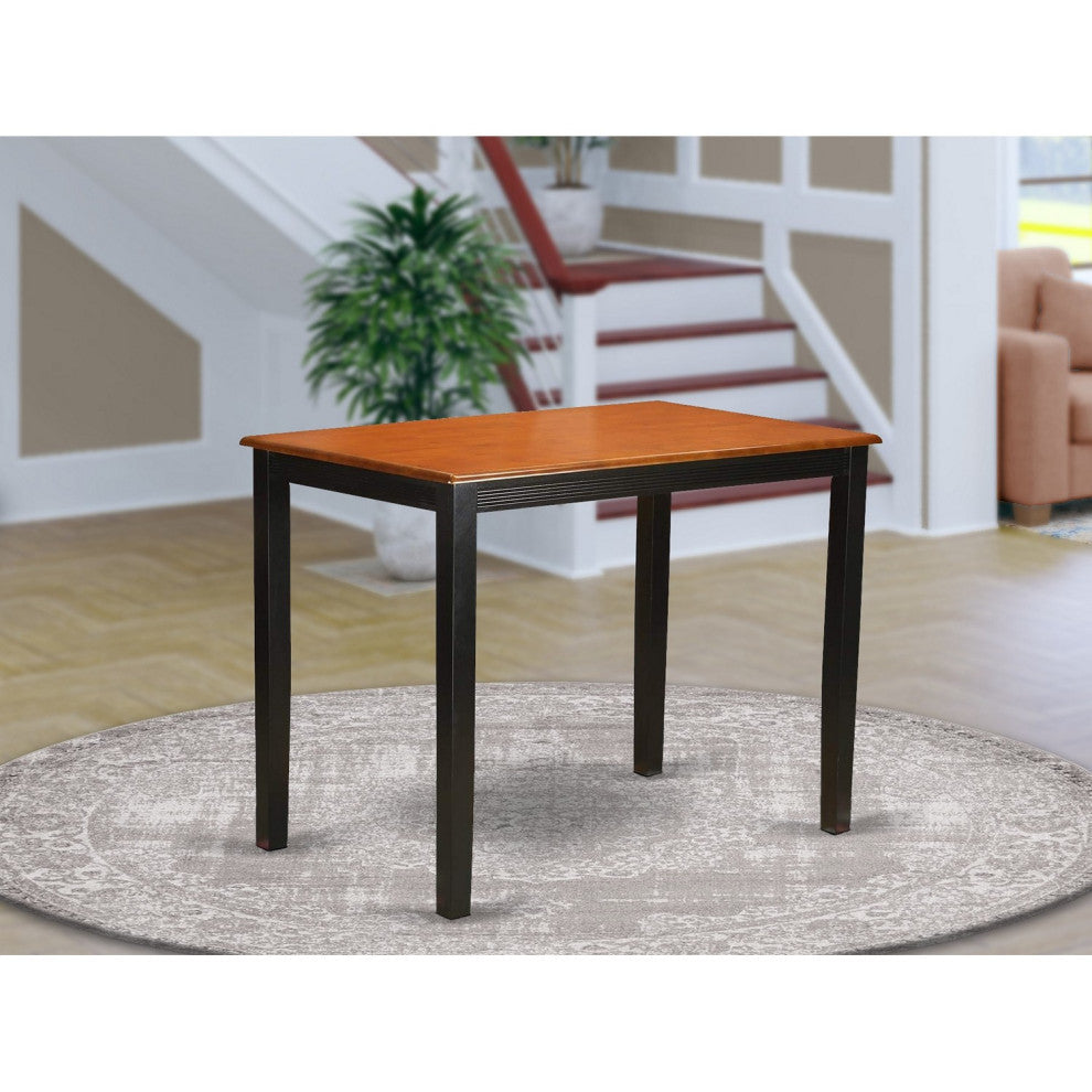 Yarmouth Counter Height Table Finished, Black